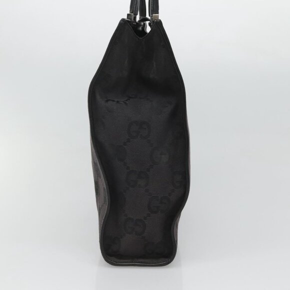 GUCCI GG Canvas Jackie Hand Bag Black Silver 002 1064 3444 Auth 1 - Picture 5 of 15